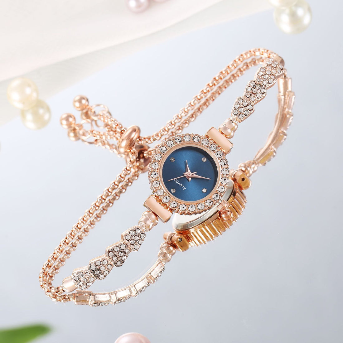 Fashion Luxury Women's Watch Gold Fine Strap Ladies Watch For Bracelet