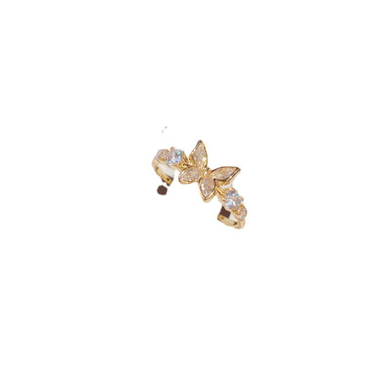 Fashion Jewelry New Style Gold Plated Beautiful Sweet Diamond