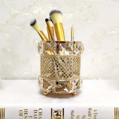 Makeup brush storage tube