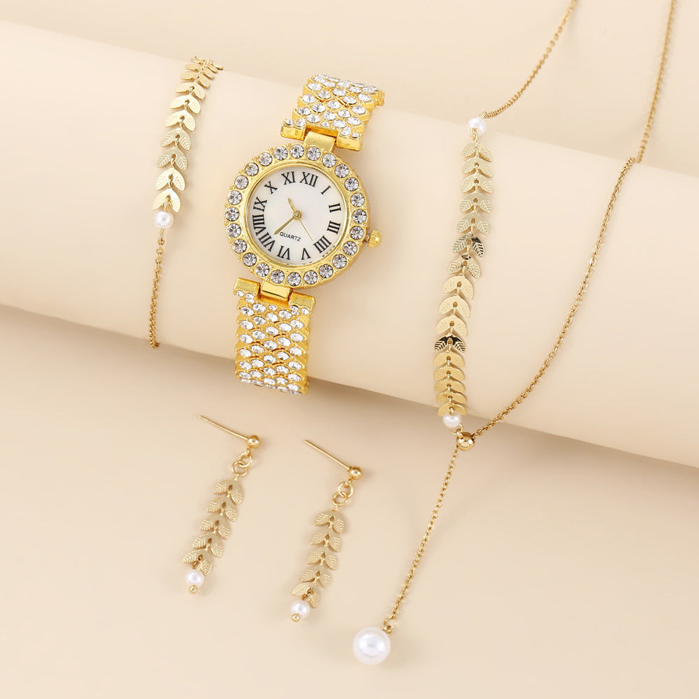 Diamond Women Watches Luxury Fashion Rhinestone Quartz Bracelet